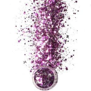 Purple and Silver Chunky Cosmetic Glitter